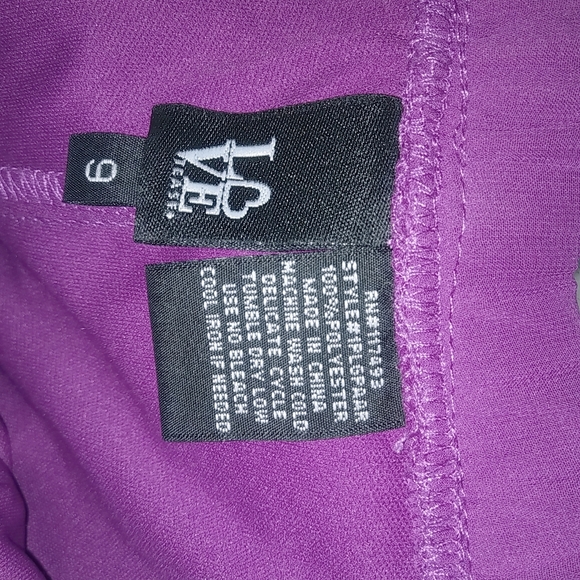 LOVE Tease 9J Dragon Purple Strapless Scrunched Bodycon Mini Prom Dress - Picture 2 of 8